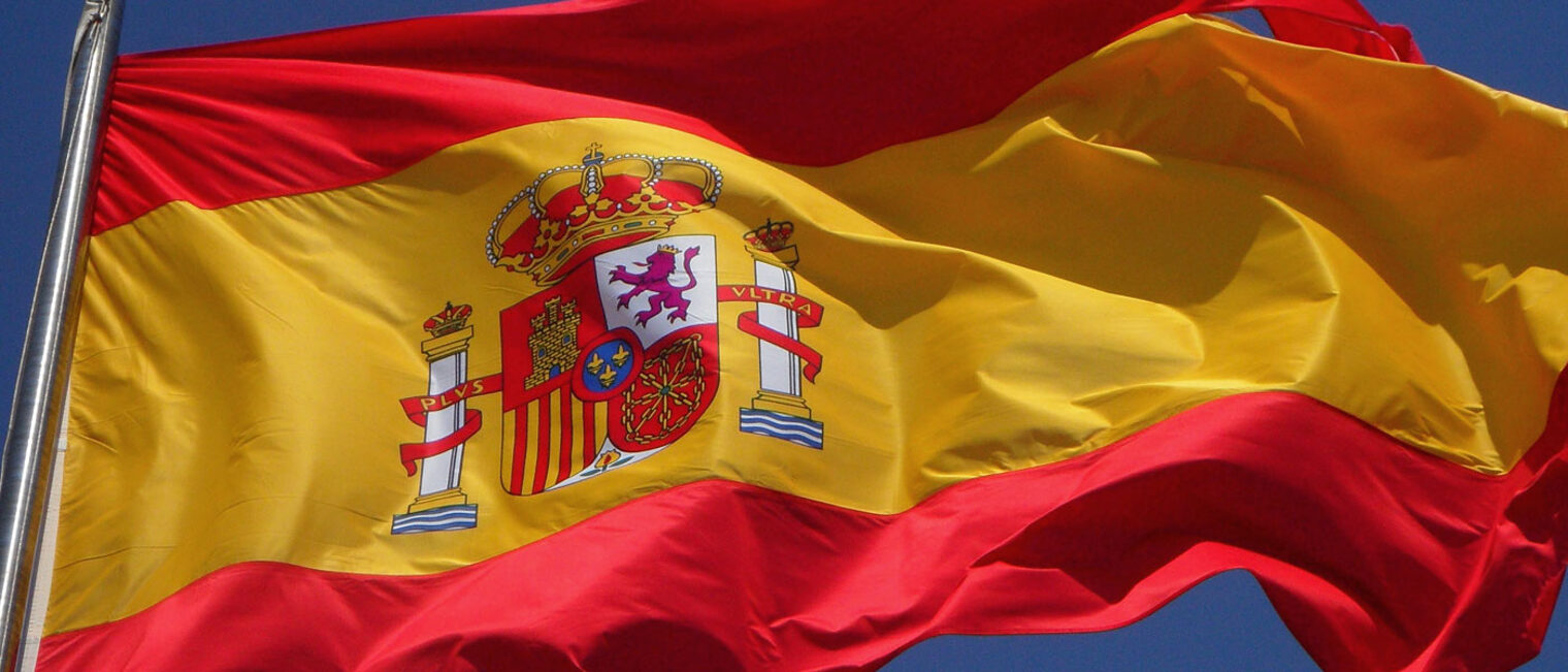 Flagge Fahne Spanien Himmel