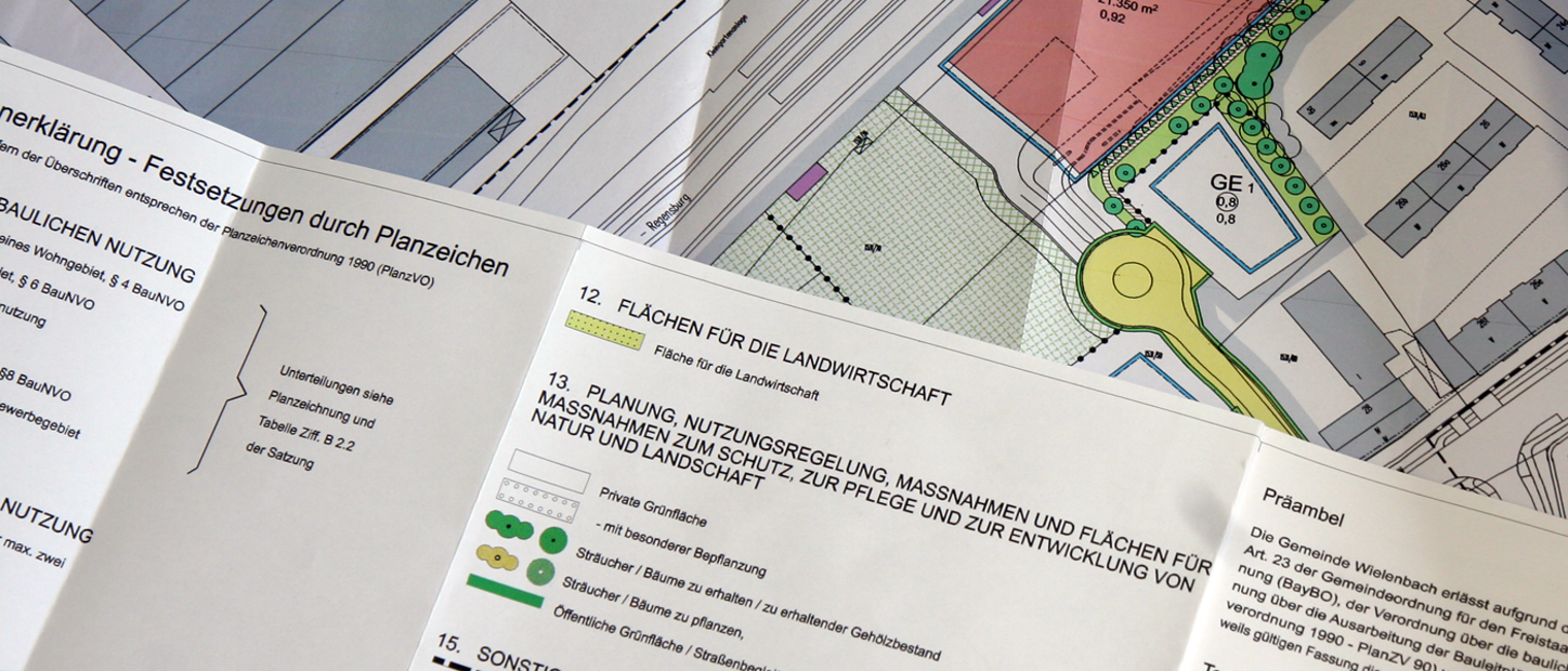 Bauleitplanung, Plan, Rolle, Karte, Zeichnung, Blueprint, TÖB