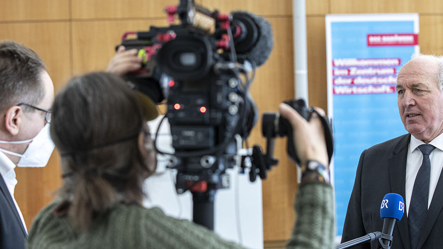 Präsident Peteranderl im Interview mit dem Bayerischen Fernsehen