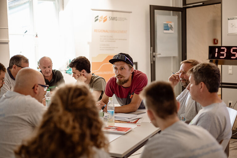 Team bei der Arbeit