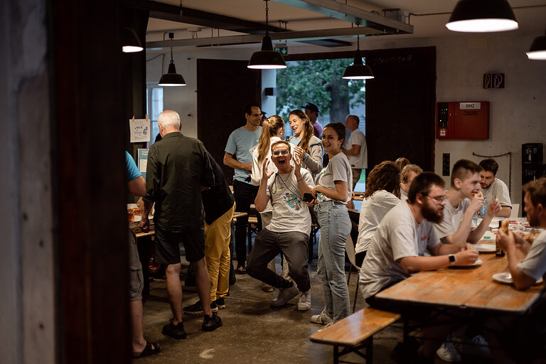 gute Stimmung beim Hackathon