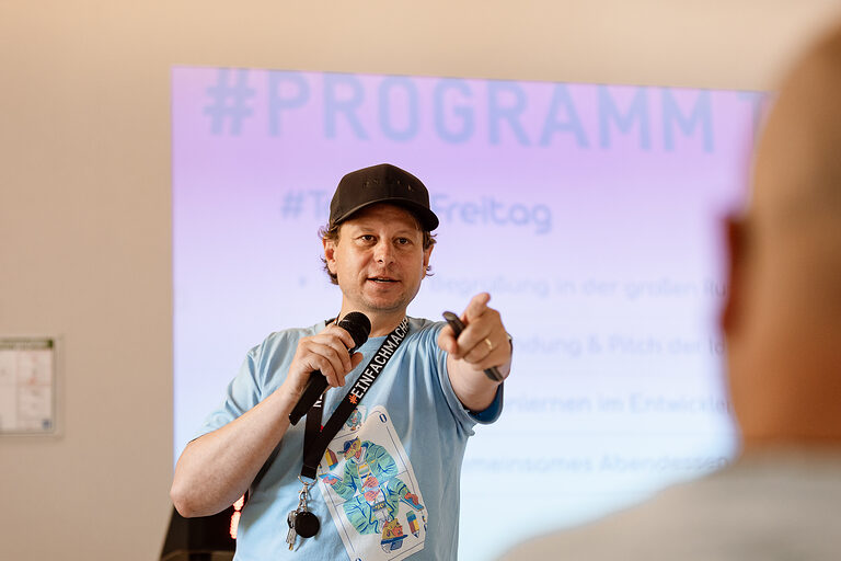 Moderator Christoph Krause