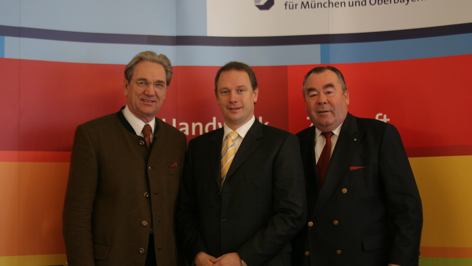 Bernd Lenze, Georg Fahrenschon, Heinrich Traublinger (Vollversammlung 19. November 2007)
