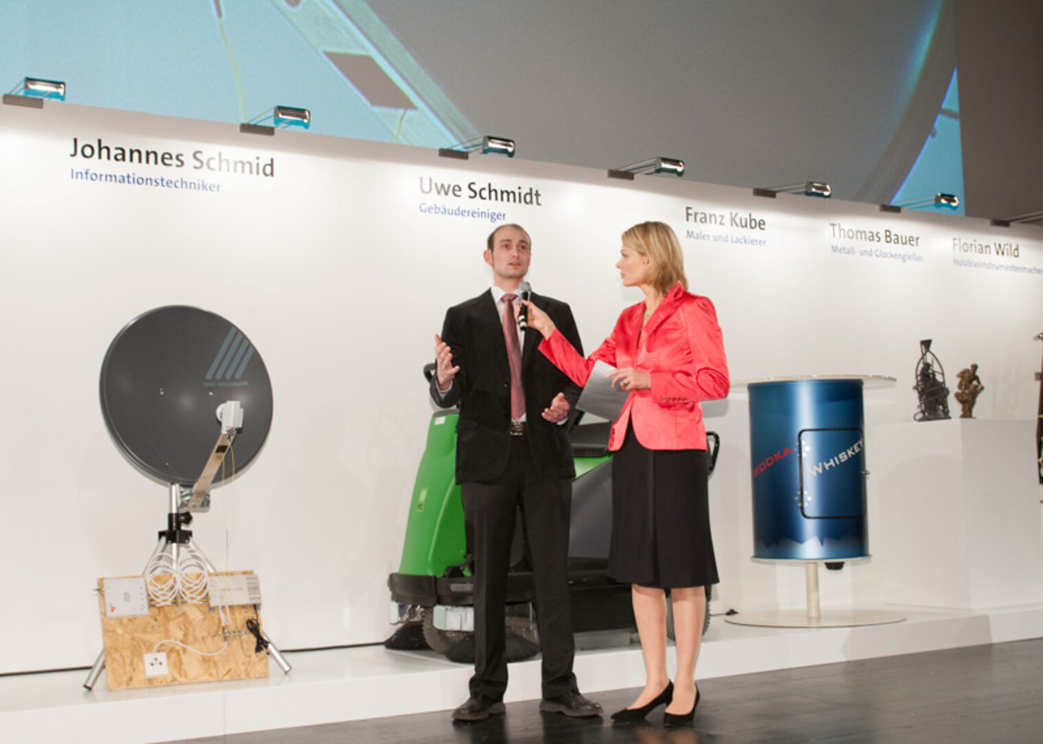 Die Jahresbestmeister auf der Meisterfeier 2012 der Handwerkskammer für München und Oberbayern.